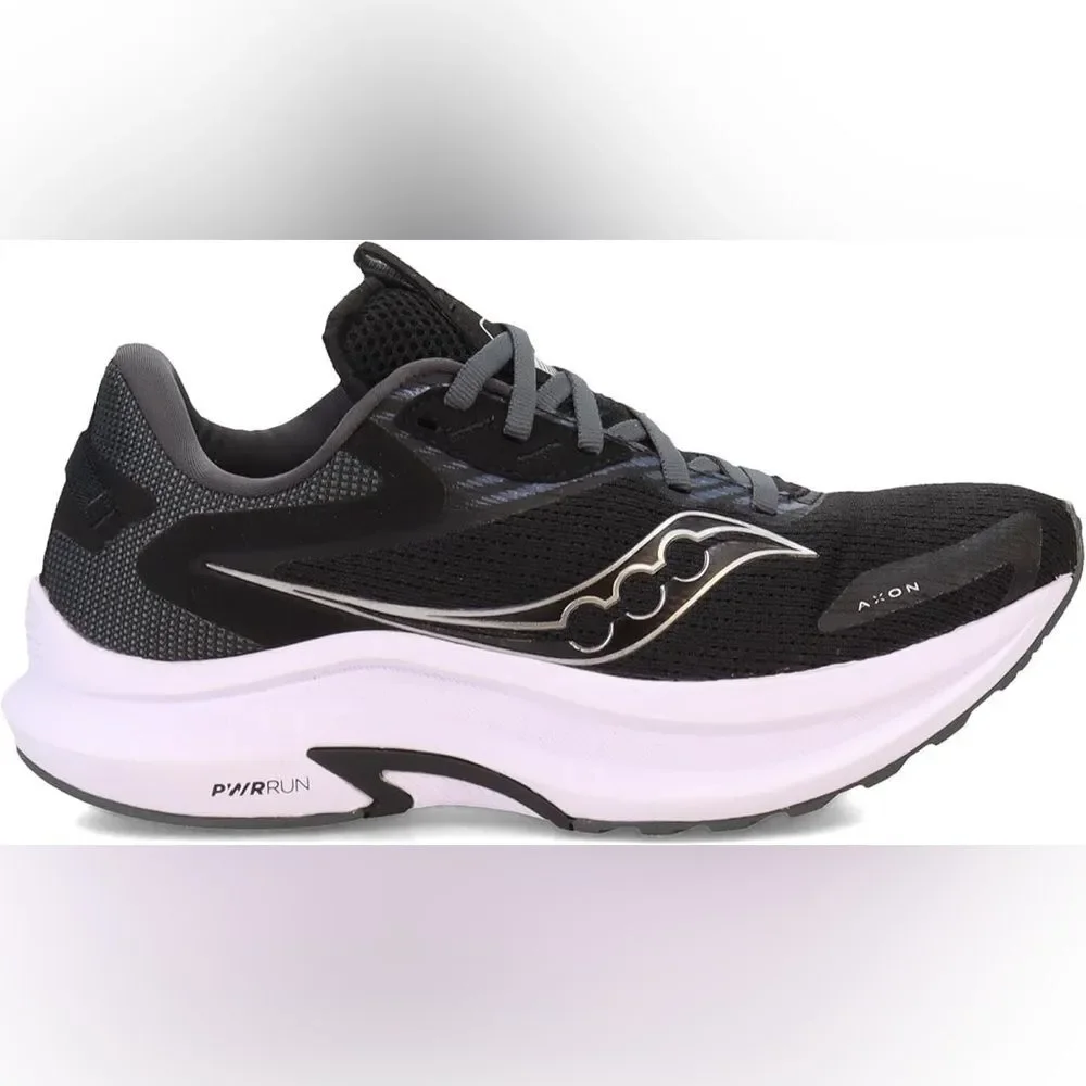 Saucony Women's Axon 2 Running Shoes in Black/White